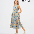 Midi Dress - KB0020A - Floral