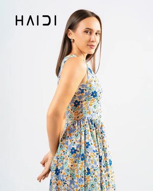 Midi Dress - KB0020A - Floral