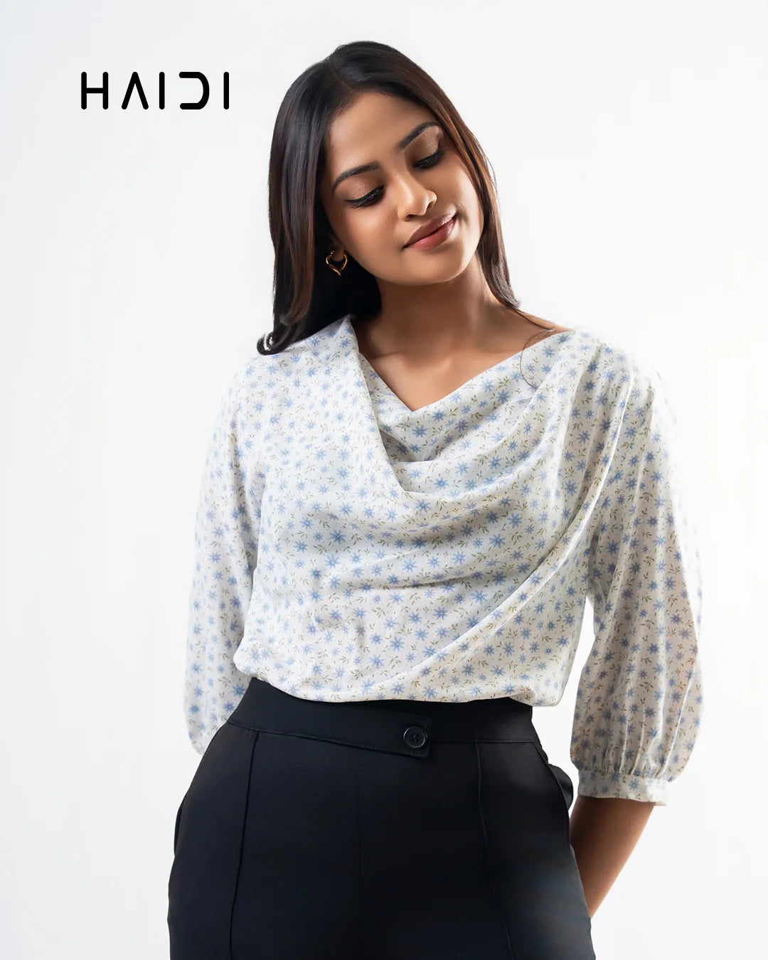 Office wear blouse - AB1553 - Floral W