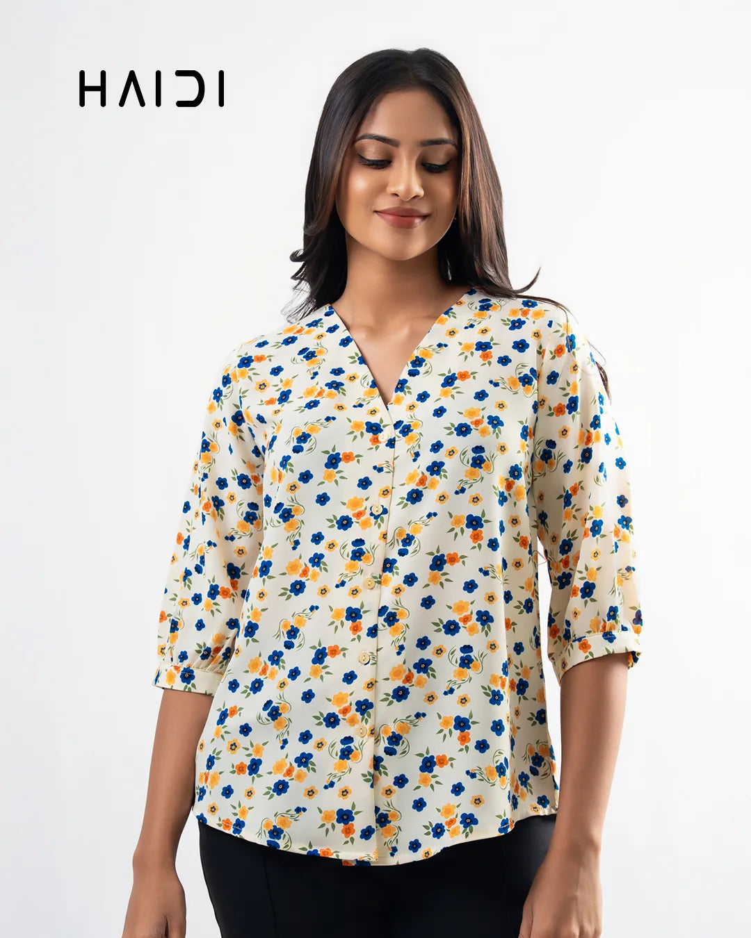 Office wear blouse - AB1323 - Floral W