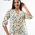 Office wear blouse - AB1323 - Floral W