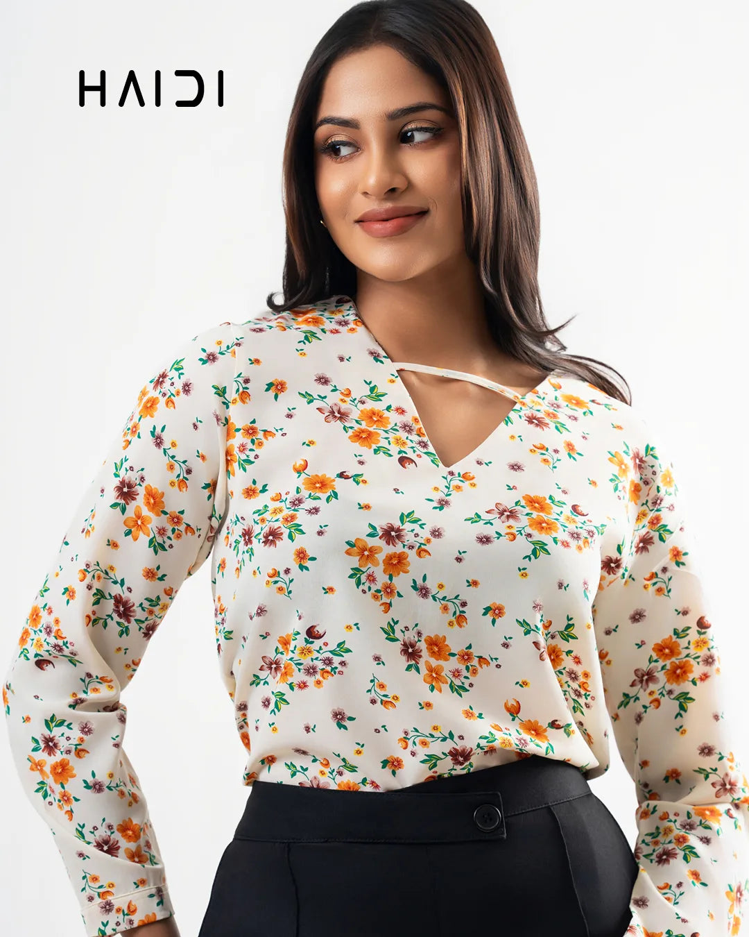 Office wear blouse - AB1579 - Floral