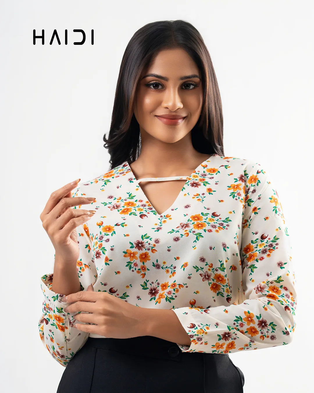 Office wear blouse - AB1579 - Floral