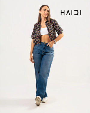 Crop top - KB0013 - Floral B