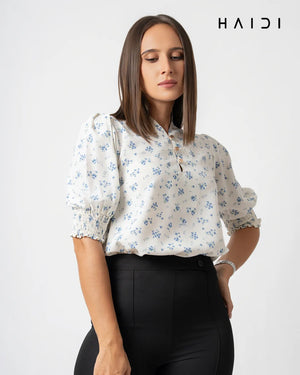 Office wear Blouse - AB1570 - White