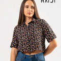 Crop top - KB0013 - Floral B