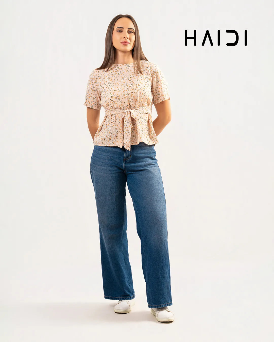 Peplum Top - AB1264 - Floral B