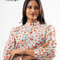 Office wear blouse - KB0001 - Floral P