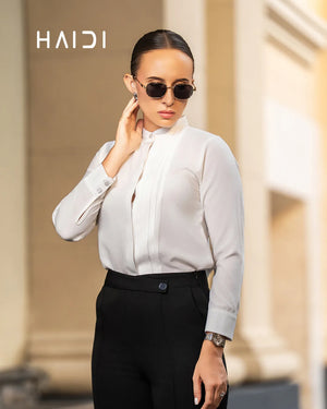 Office Wear Blouse – AB1593 – White