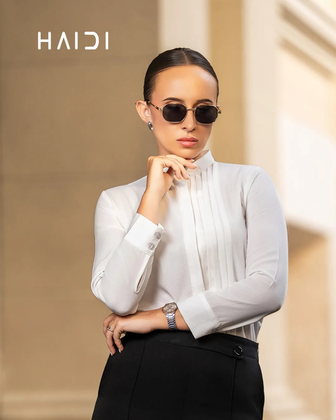 Office Wear Blouse – AB1593 – White