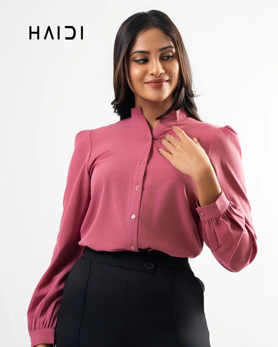 Office wear blouse - KB0010 - Pink