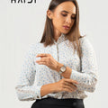 Office wear blouse - KB0011 - Floral W