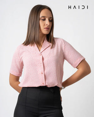 Office Wear Blouse - AB1604- AOP P