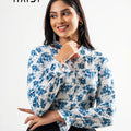 Office wear blouse - AB1623 Floral B