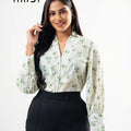 Office wear blouse - AB1626 - Floral G
