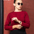 Office Wear Blouse – AB1583 – Maroon