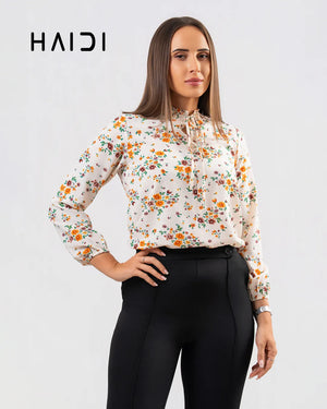 Office wear blouse - AB1625 - Floral