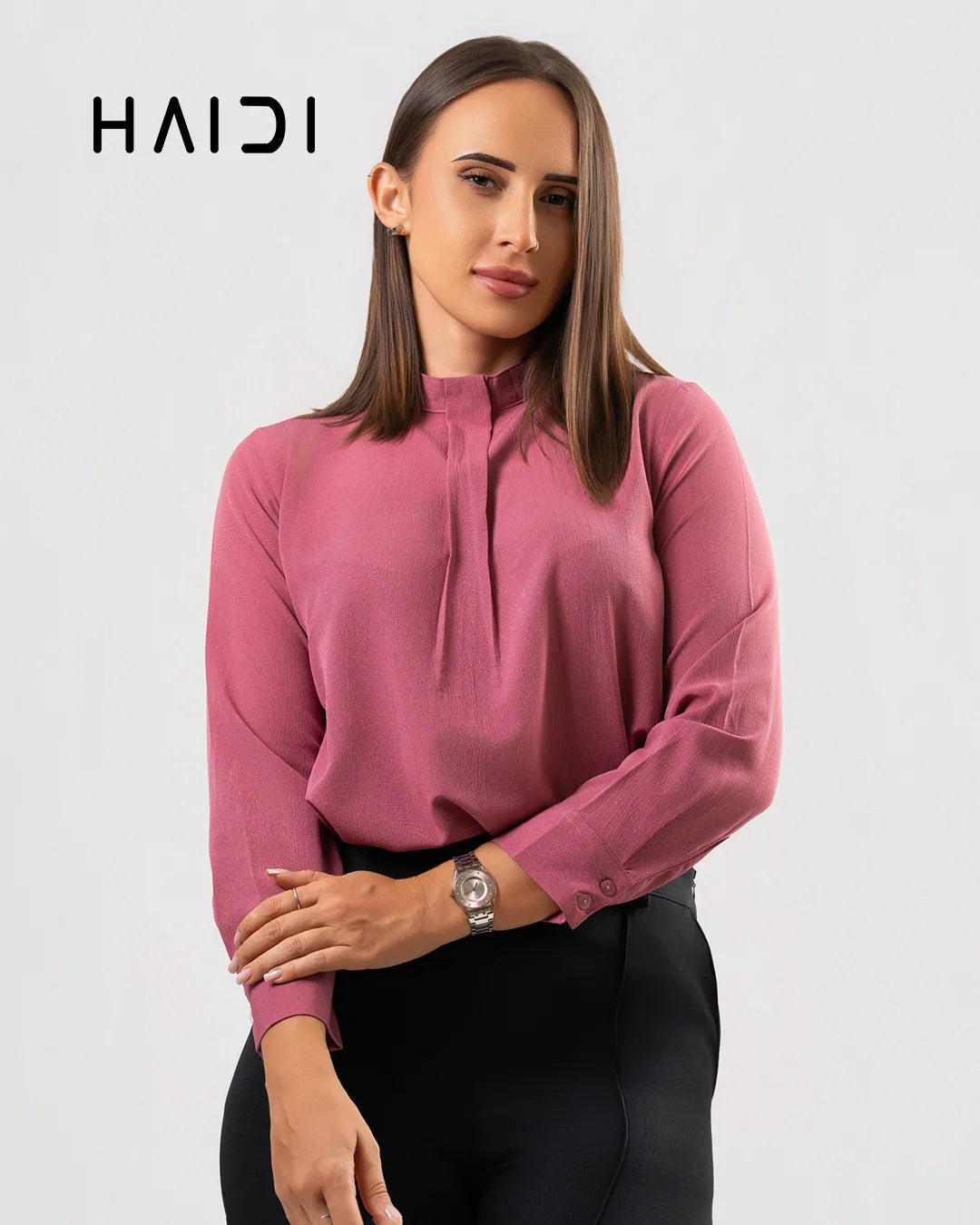 Office wear blouse - AB1125 - LILAC P