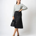 Formal Skirt - Black - S0047