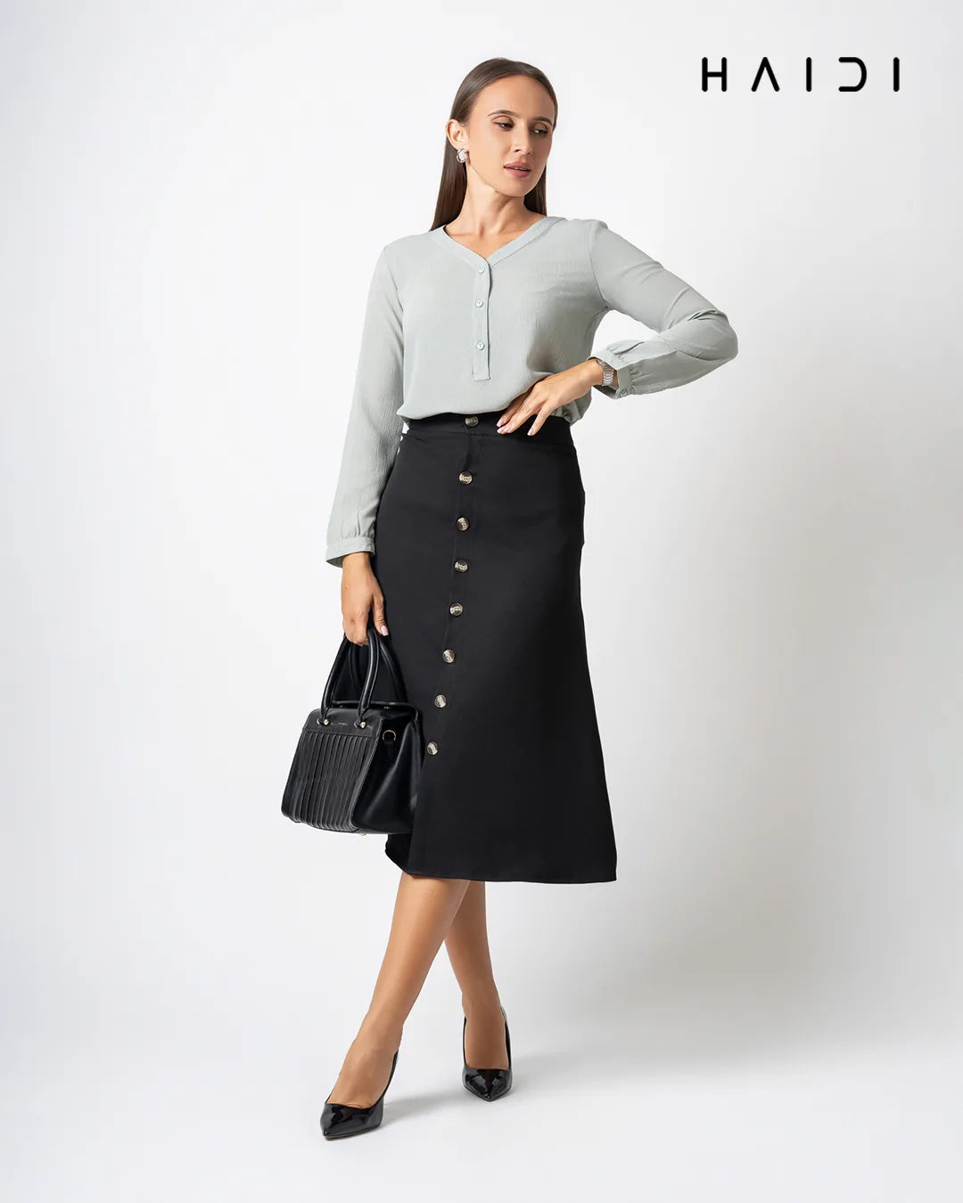 Formal Skirt - Black - S0047