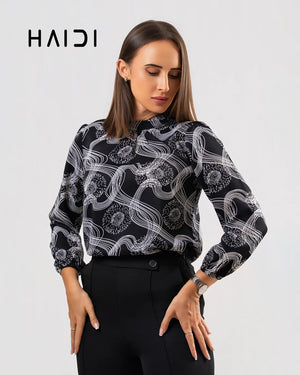 Office Wear Blouse - KB0004 - BW