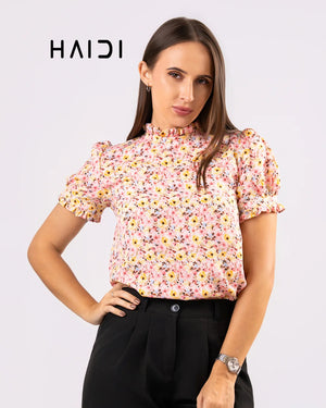 Office wear blouse - AB 1535 - Floral