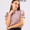 Office wear blouse - AB 1535 - Floral