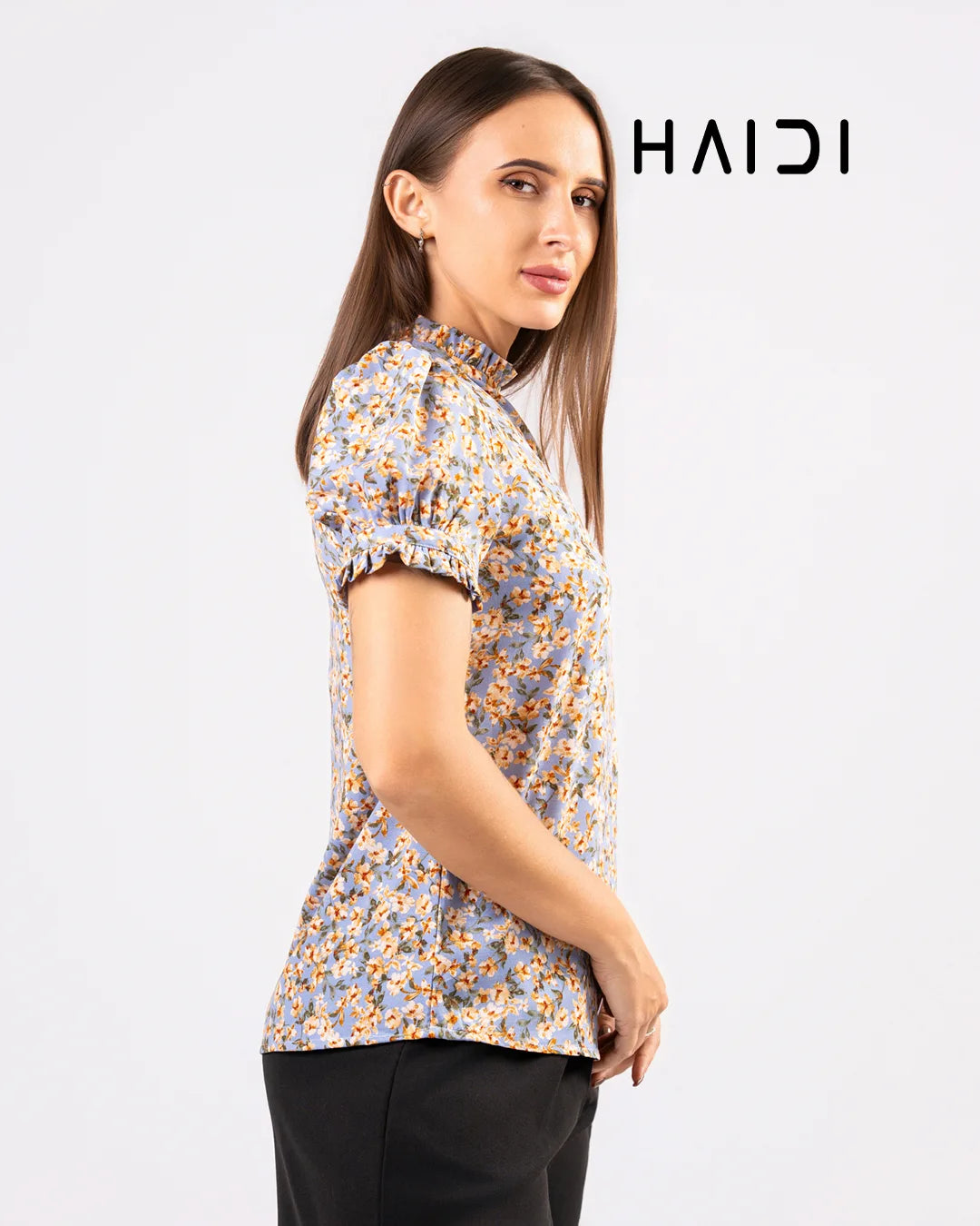 Office wear blouse - AB 1535 - Floral