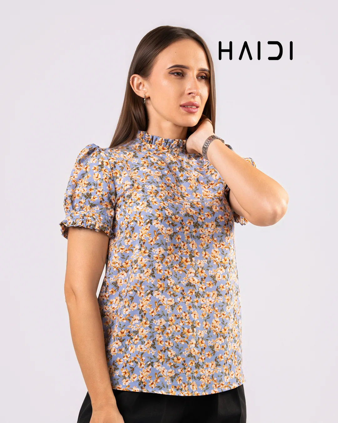 Office wear blouse - AB 1535 - Floral