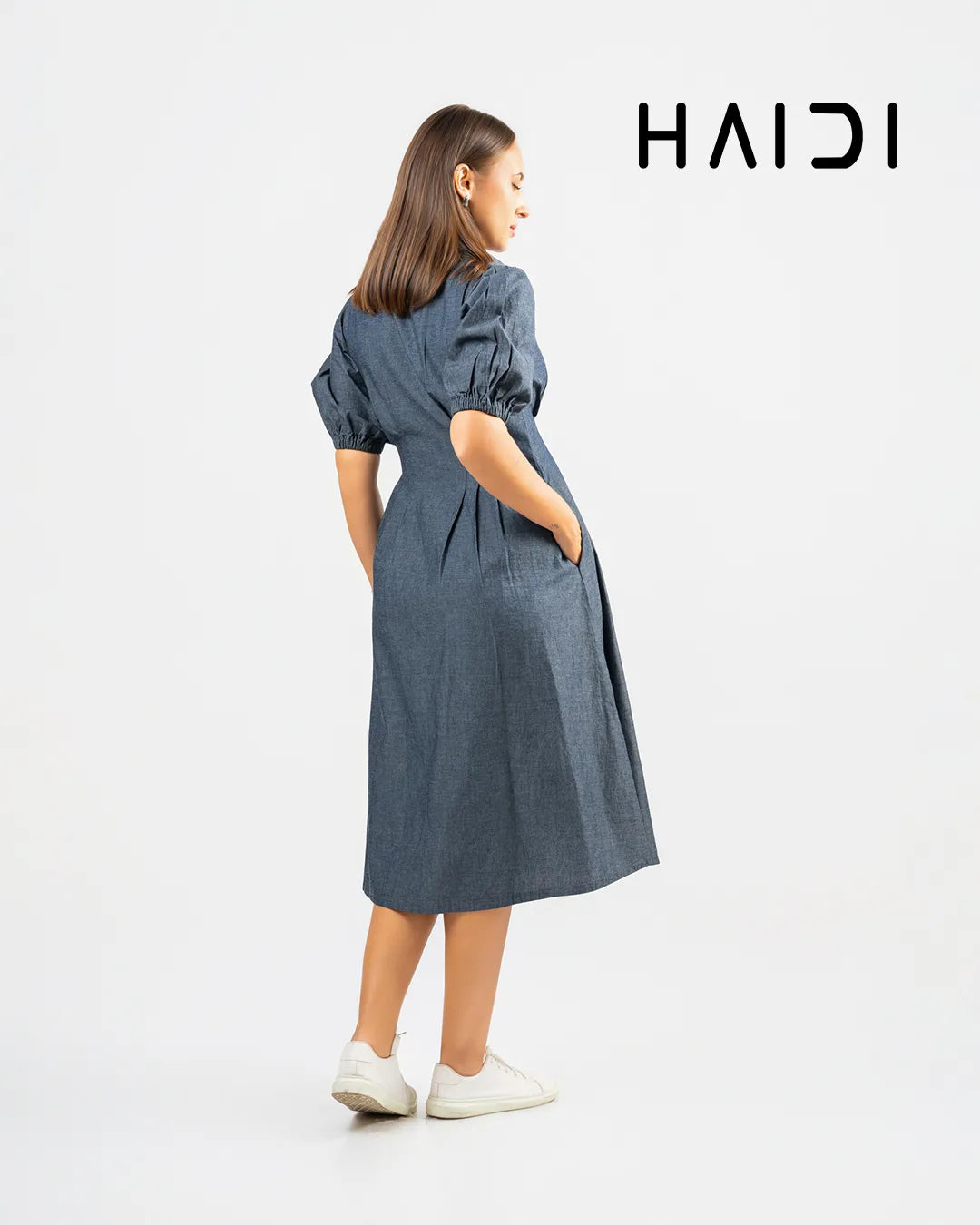 Denim Chambray Dress – KB0029