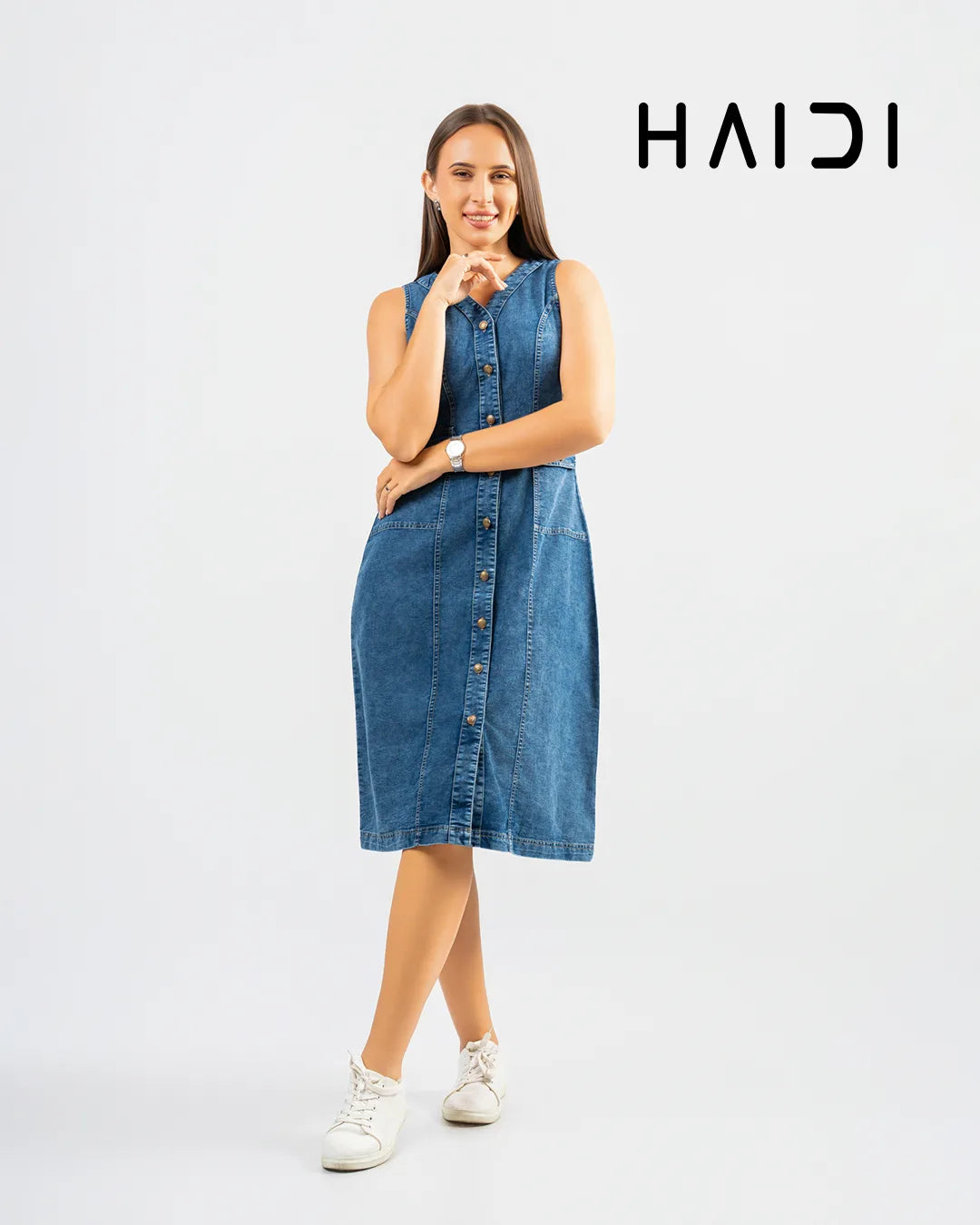 Denim Chambray Dress – KB0030