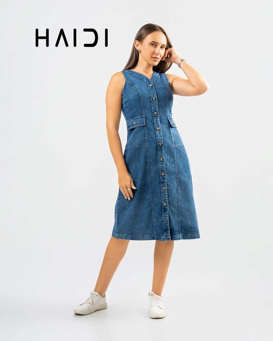 Denim Chambray Dress – KB0030