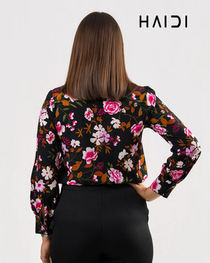 Office Wear Blouse - KB0003 - Floral B