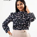 Office wear blouse - KB0001 - Floral B