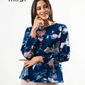 Office Wear Blouse - AB1038 - AOP B