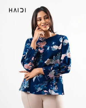Office Wear Blouse - AB1038 - AOP B