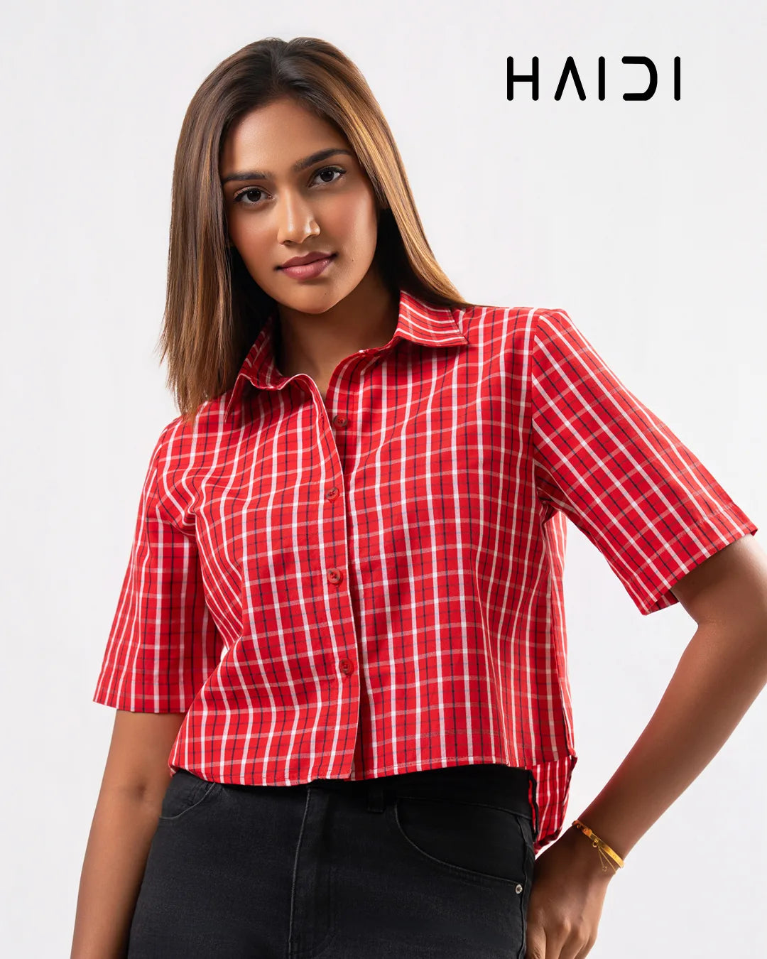 Crop top - KB0013 - Check R