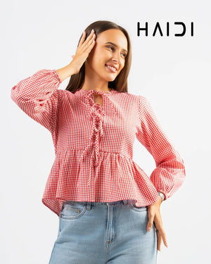 KB0033 - Gingham Red