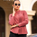 Office Wear Blouse – AB1593 – Puce Pink