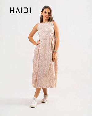 Midi Dress - KB0020 AOP W