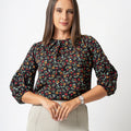 Office Wear Blouse – AB1568 – Black