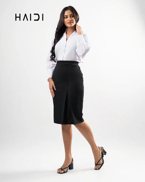Office Skirt - S185 Black