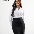 Office Skirt - S185 Black