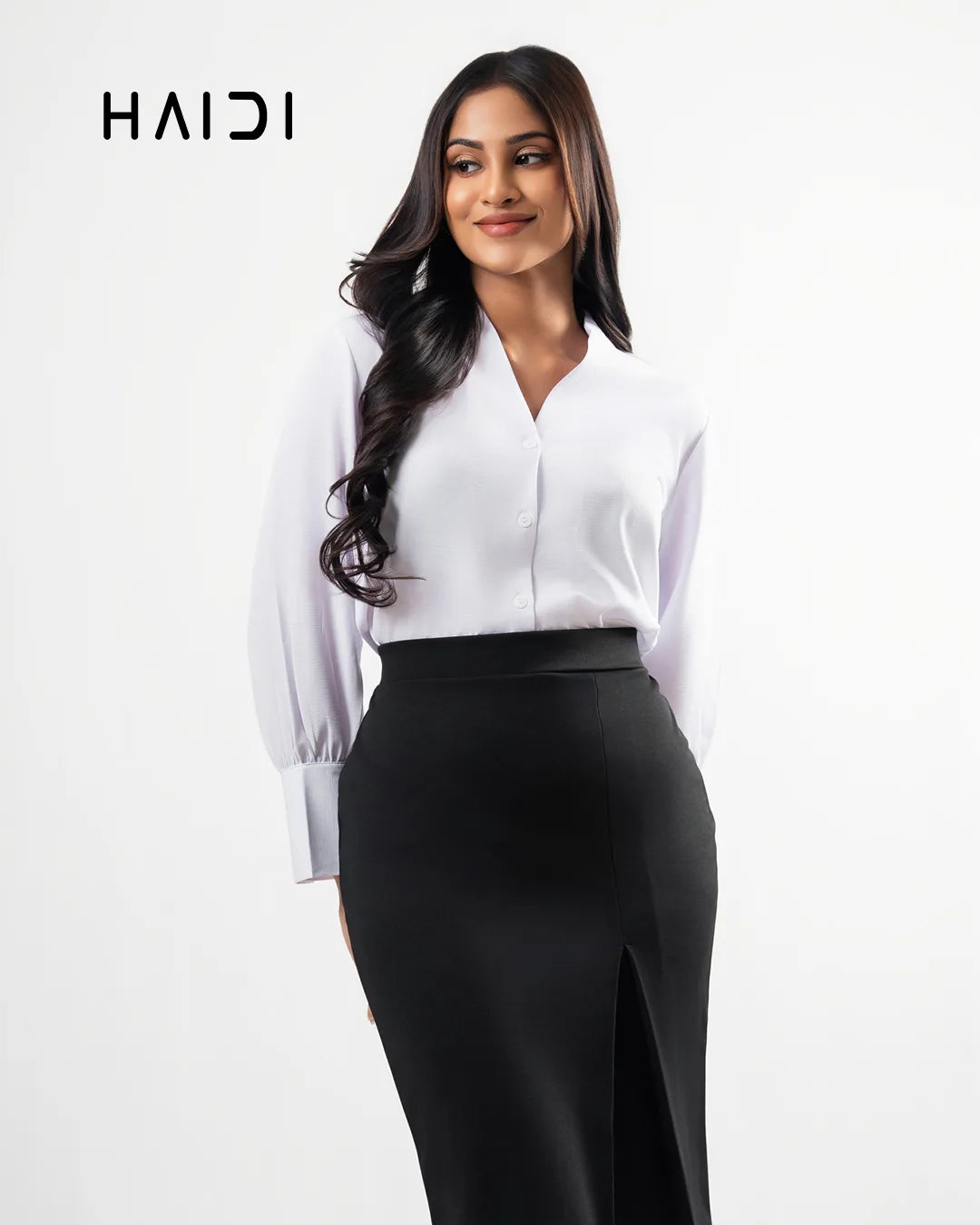 Office Skirt - S185 Black
