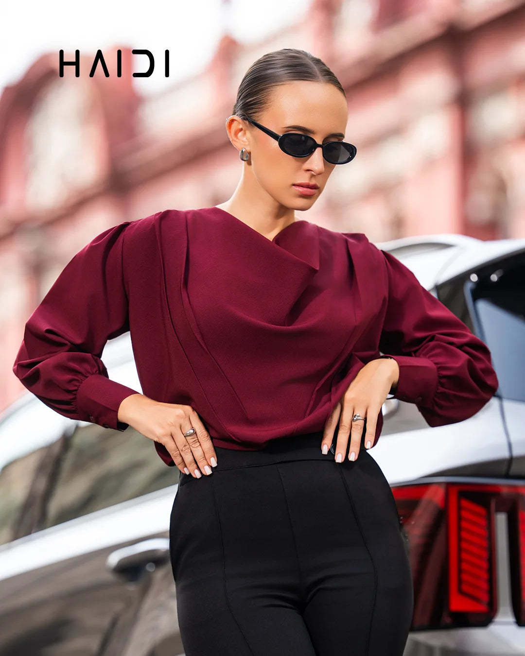 Office Wear Blouse – KB0026 - MAROON