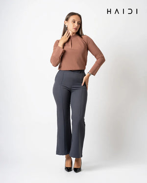 Office wear pant - P0048 - Ash