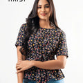 Peplum Top - AB1264 - Floral B