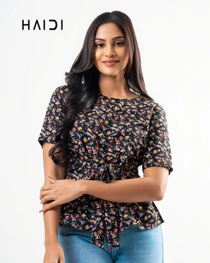 Peplum Top - AB1264 - Floral B
