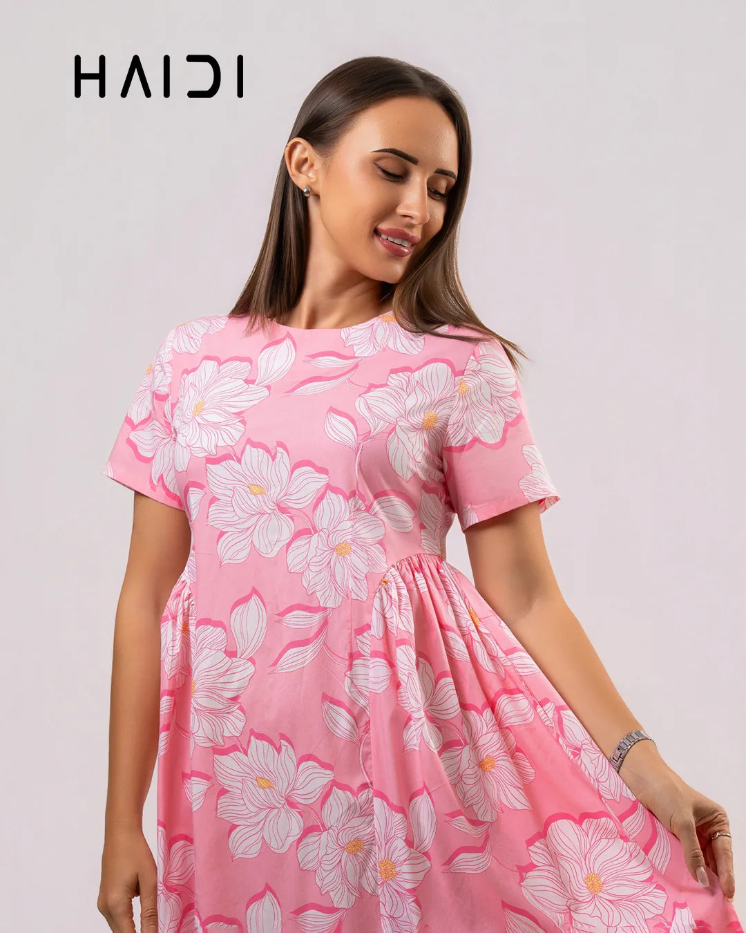 Midi Dress - KB0021 FLORAL P