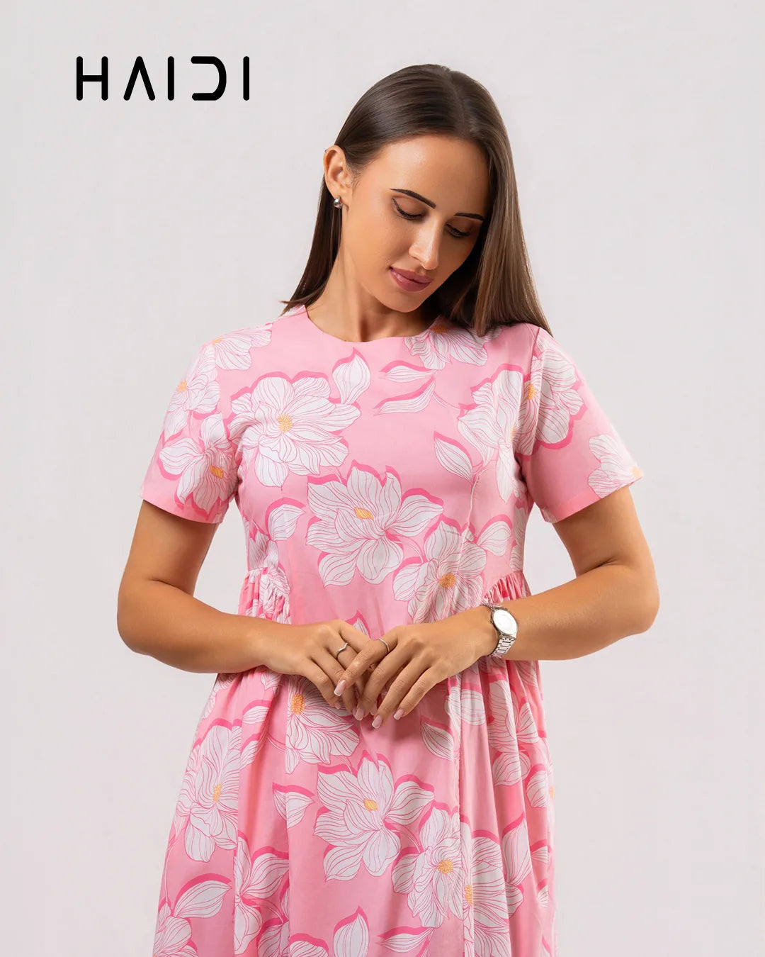 Midi Dress - KB0021 FLORAL P